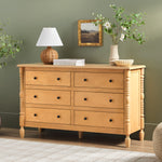 Traditional Vivienne 6-Drawer Easy Assembly Solid Wood Dresser Thumbnail