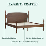 Traditional Vivienne Easy Assembly Solid Wood Bed Thumbnail