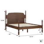 Traditional Vivienne Easy Assembly Solid Wood Bed Thumbnail