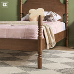 Traditional Vivienne Easy Assembly Solid Wood Bed Thumbnail