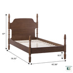 Traditional Vivienne Easy Assembly Solid Wood Bed Thumbnail