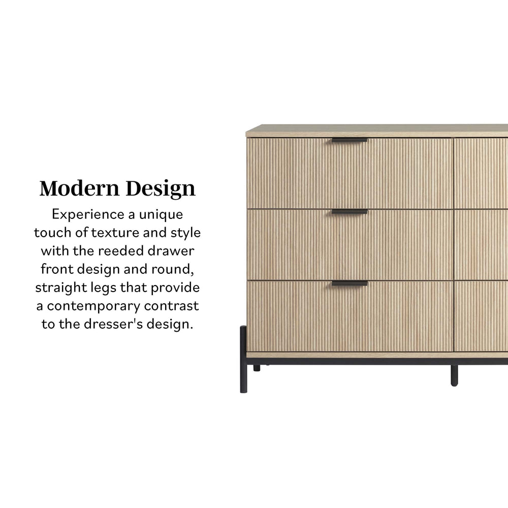 paris modern scandinavian reeded dresser Paris Modern Scandinavian Reeded Dresser