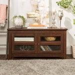 Coronado 44" Wood TV Stand Living Room Walker Edison Brown  Thumbnail