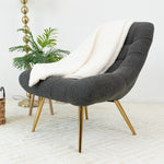 Walker Edison | Aubrey French Boucle Lounge Chair Thumbnail