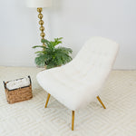 Walker Edison | Aubrey French Boucle Lounge Chair Thumbnail