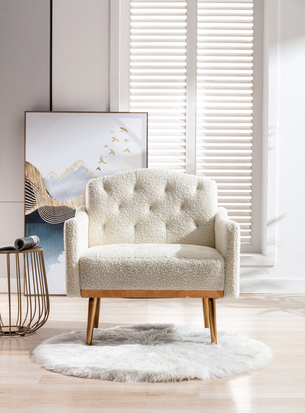 Walker Edison | Classic Modern Tufted Teddy Accent Chair