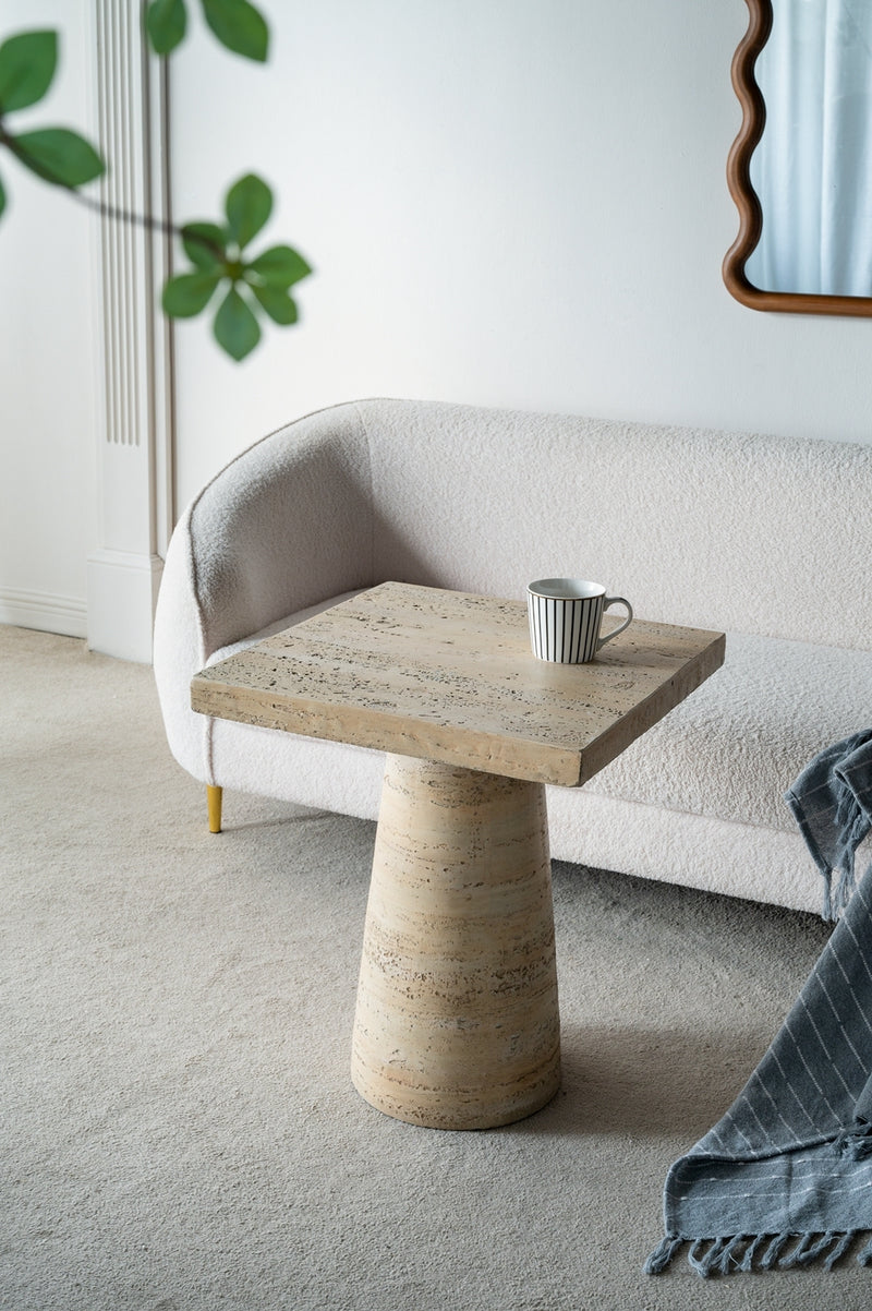 Walker Edison | Cream Square Side Table