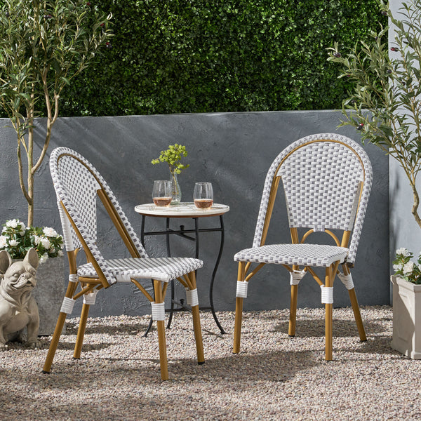 Walker Edison | French Bistro Patio Chat Set