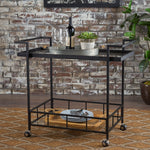 Walker Edison | Metal Sleek Bar Cart Thumbnail