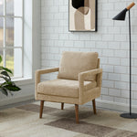 Walker Edison | Mid-Century Chenille Accent Chair Thumbnail