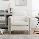 Walker Edison | Pine Upholstered Accent Chair Thumbnail