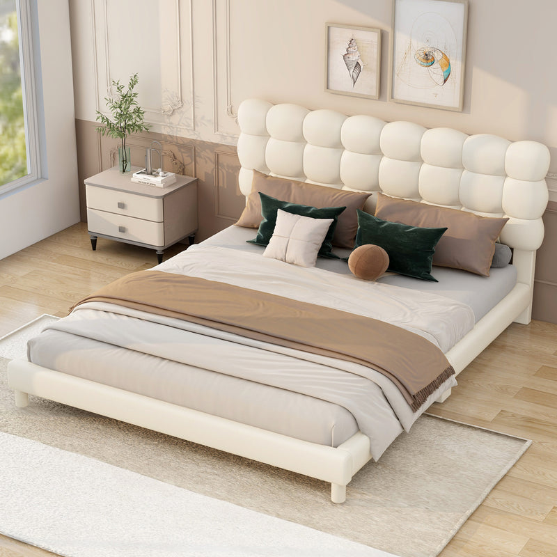 Walker Edison | Modern Full Size Upholstered Platform Bed