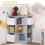 Walker Edison | Kids Corner Cubby Storage Cabinet Thumbnail