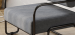 Walker Edison | Corduroy Contemporary Modern Iron Accent Chair Thumbnail