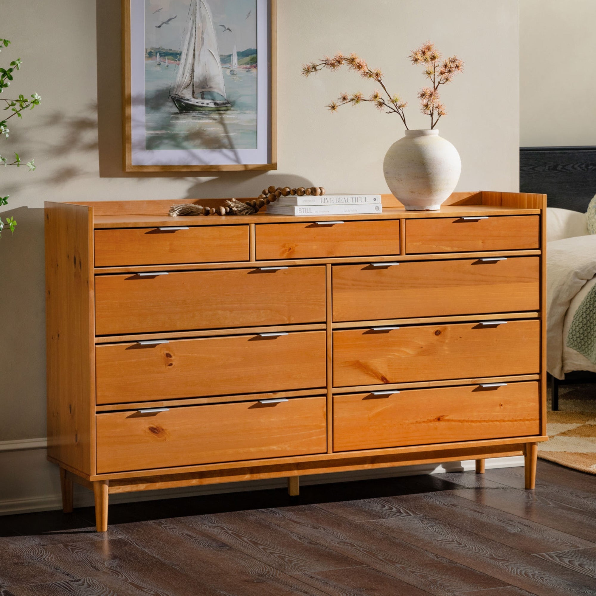 Lee Mid-Century Modern Wood Dresser – Walker Edison