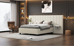 Walker Edison | Full Size Upholstered Platform Bed Thumbnail