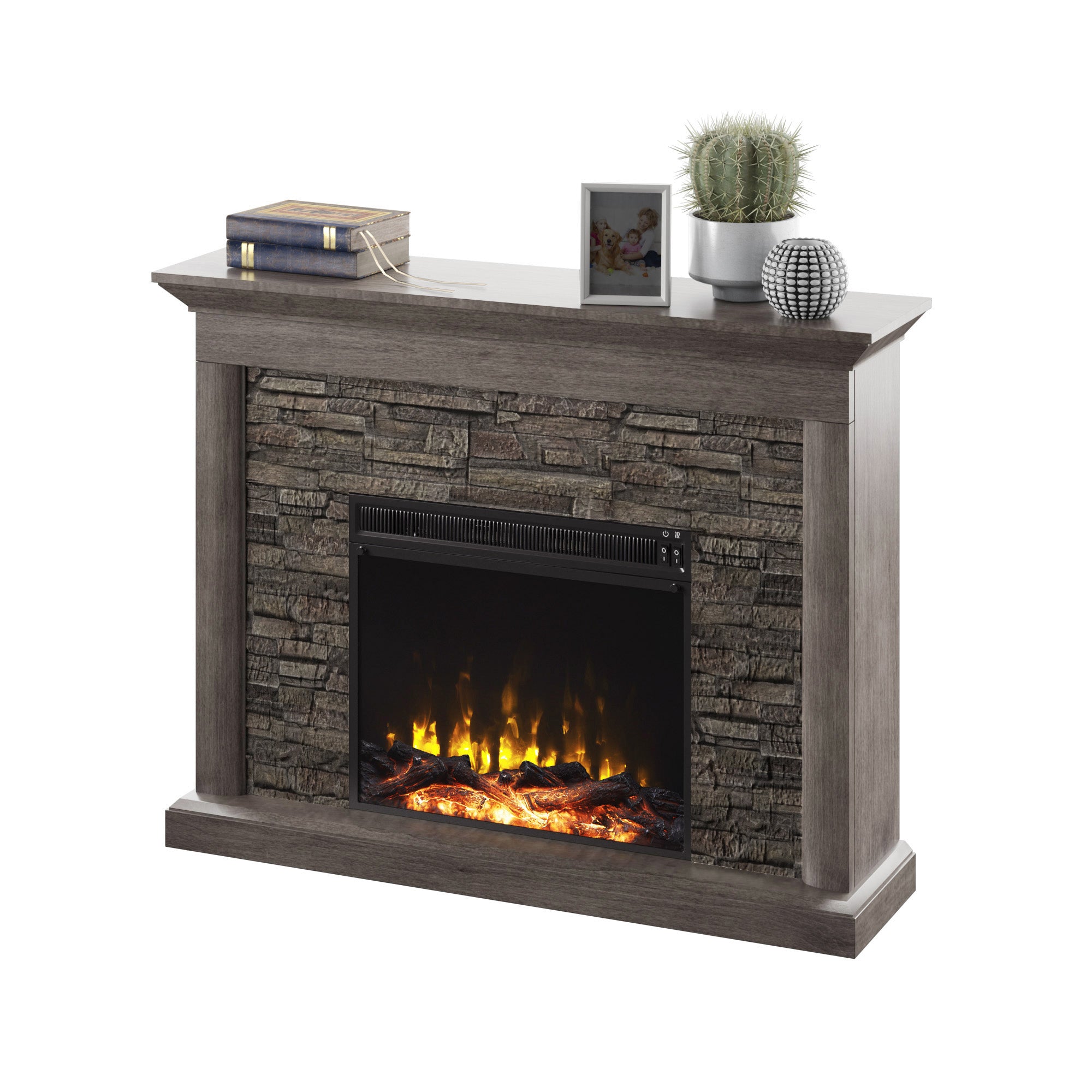 Walkers Edison Electric Fireplace Mantel