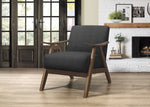 Walker Edison | Elevated Traditional Upholstered Accent Chair Thumbnail