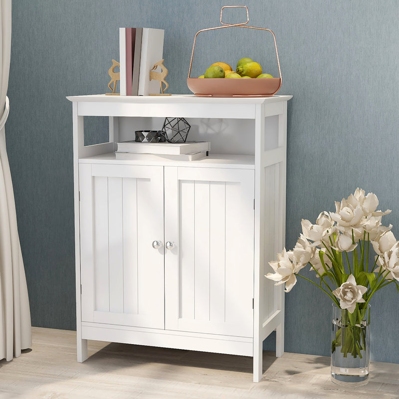 Walker Edison | Double Shutter Doors Storage Cabinet