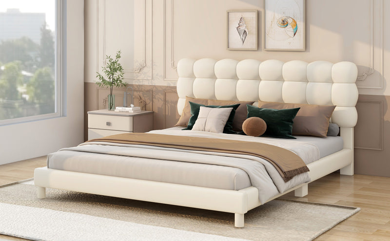 Walker Edison | Modern Full Size Upholstered Platform Bed