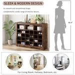 Walker Edison | Modern Entryway Shoe Cabinet & Sideboard Thumbnail