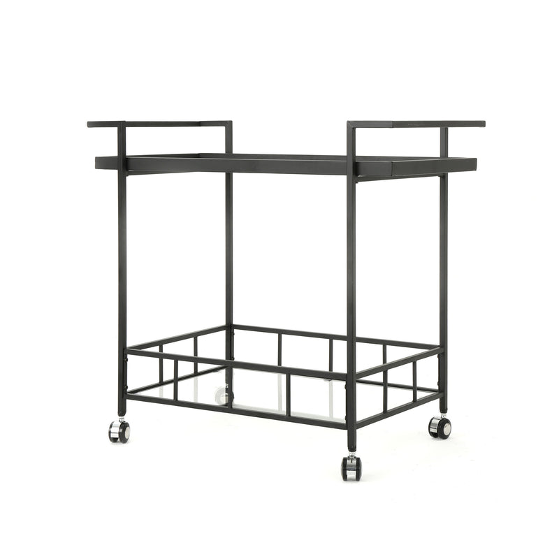 Walker Edison | Metal Sleek Bar Cart