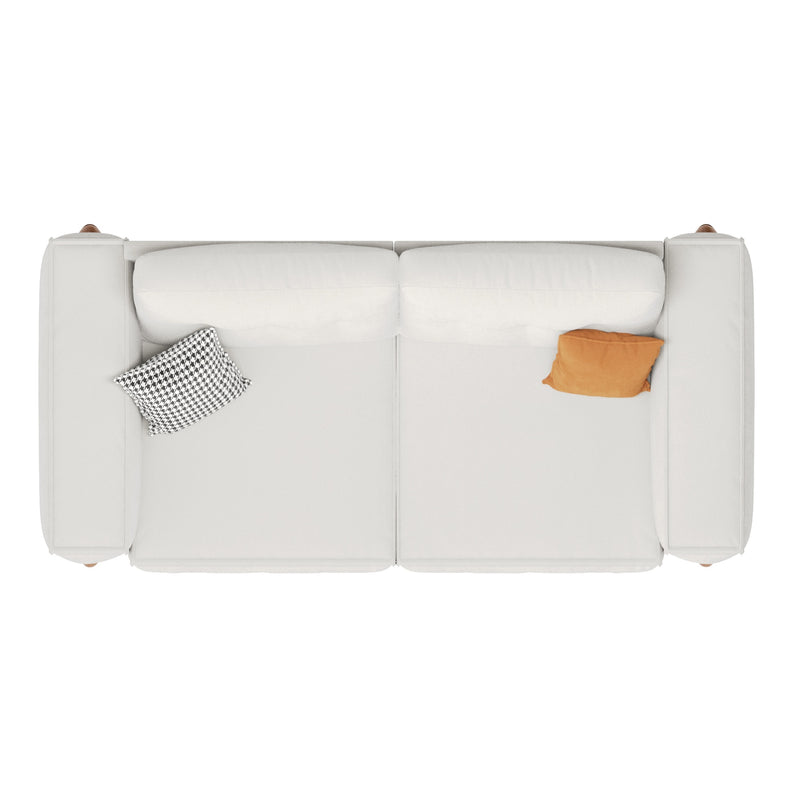 Walker Edison | Modern Teddy Tufted Loveseat Couch