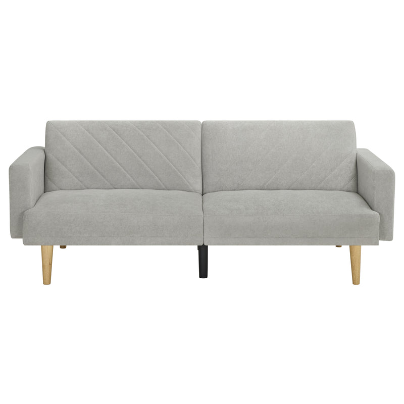 Walker Edison | Velvet Loveseat Futon Sofa Bed