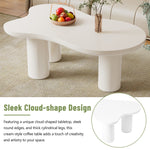 Walker Edison | Sleek Cloud-shape Design Coffee Table Thumbnail