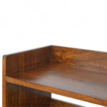 Walker Edison | Chestnut Nordic Storage Bench Thumbnail