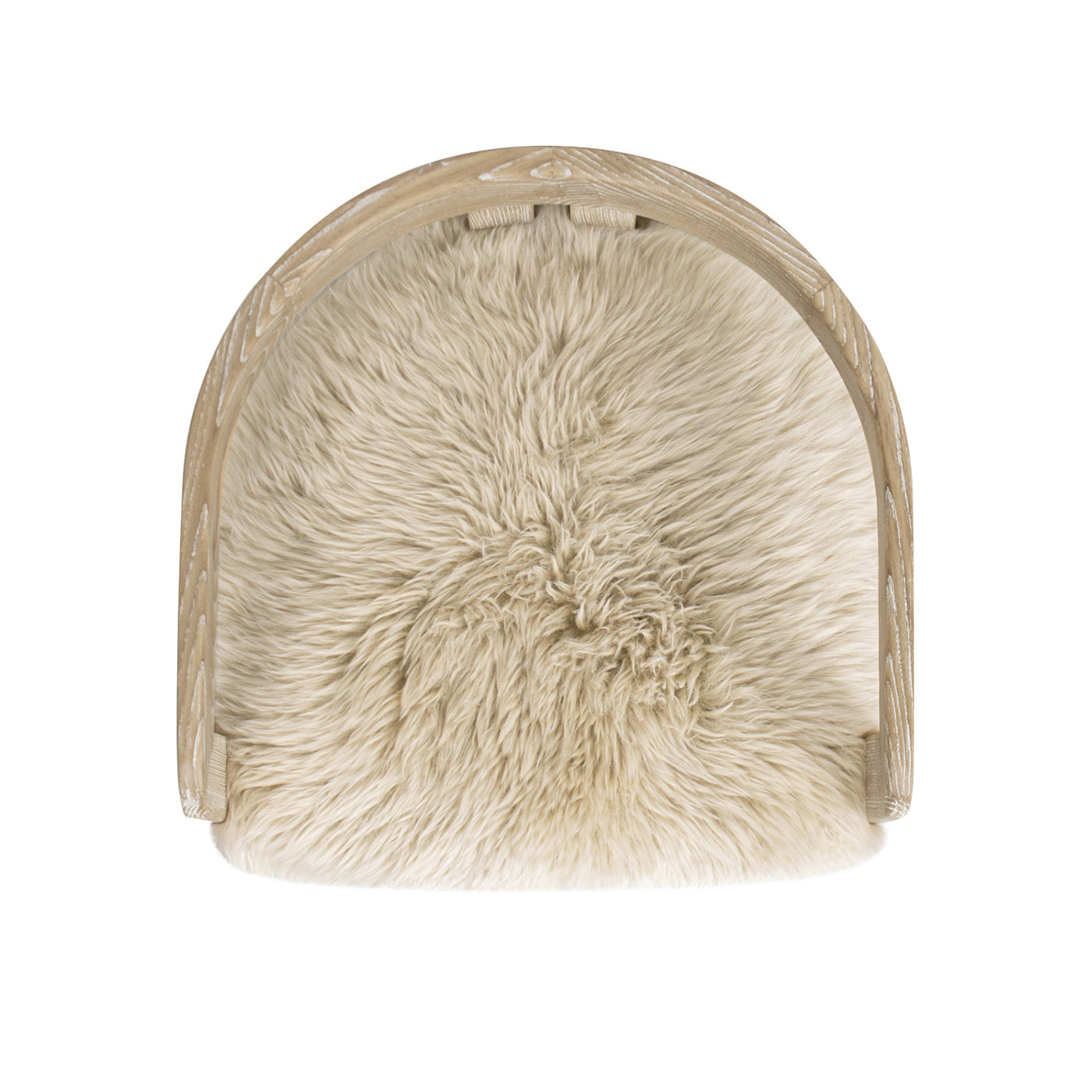 Millwick Low Back Genuine Fur Dining Chair - Thumbnail 2