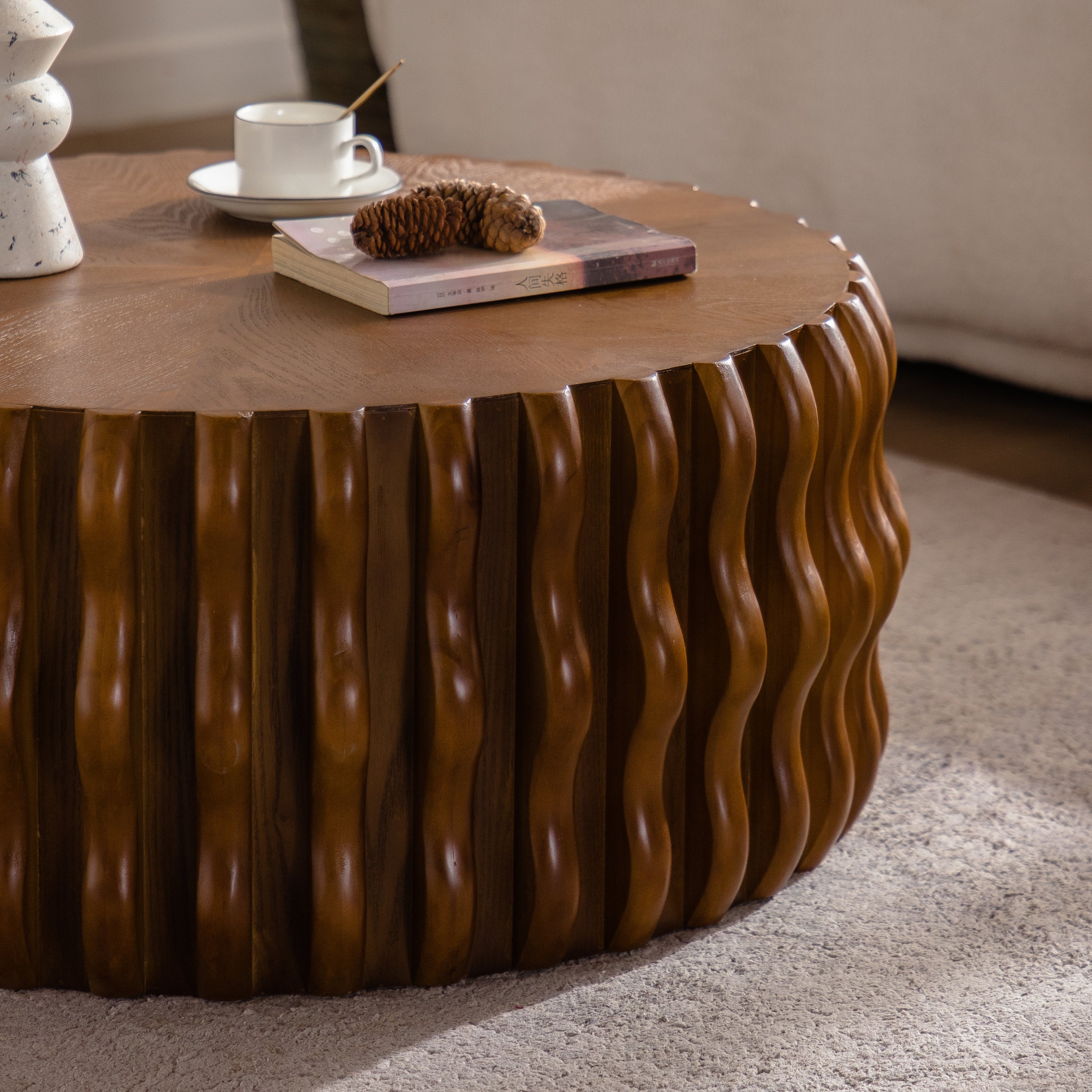 Walker Edison Coffee Table - Thumbnail 3