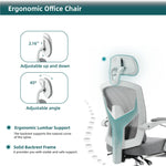 Walker Edison | White Mesh High Back Ergonomic Office Desk Chair Thumbnail