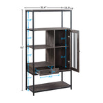 Walker Edison | Multi-functional Decorative Storage Shelving Bookshelf Thumbnail