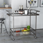 Walker Edison | Metal Sleek Bar Cart Thumbnail