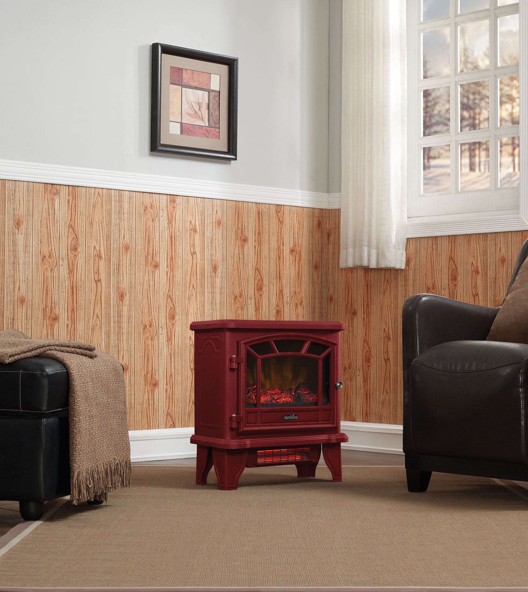 電気式薪ストーブduraflame(デュラフレーム)モデル DFI021ARUファンヒーター Duraflame 20-In Birch Electric Fireplace Log Set - DFI021ARU-05
