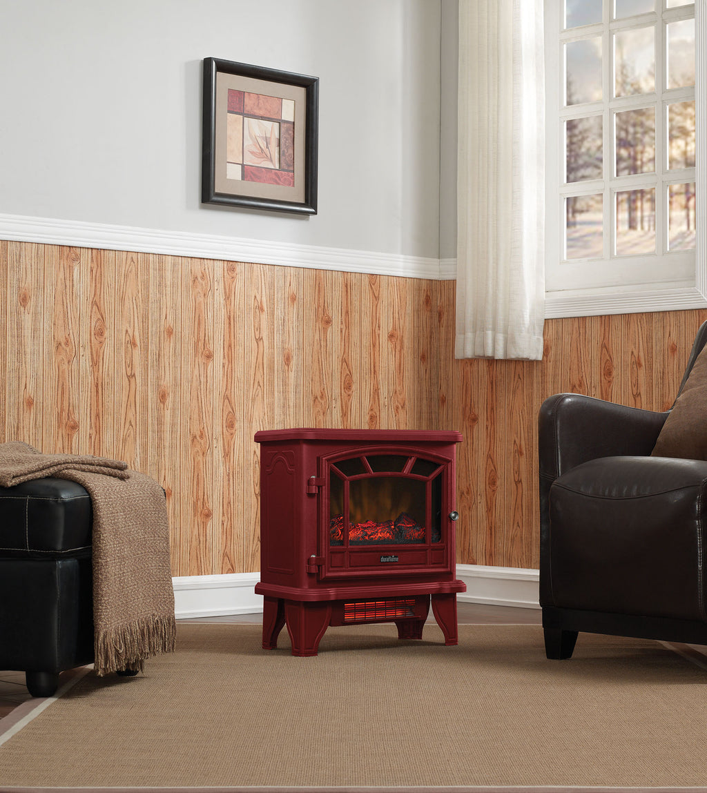 duraflame® Electric Fireplace Stove Heater with Temperature Dial