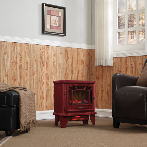 duraflame® Electric Fireplace Stove Heater with Temperature Dial