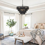 Walker Edison | Boho 6-Light Rattan Chandelier Thumbnail