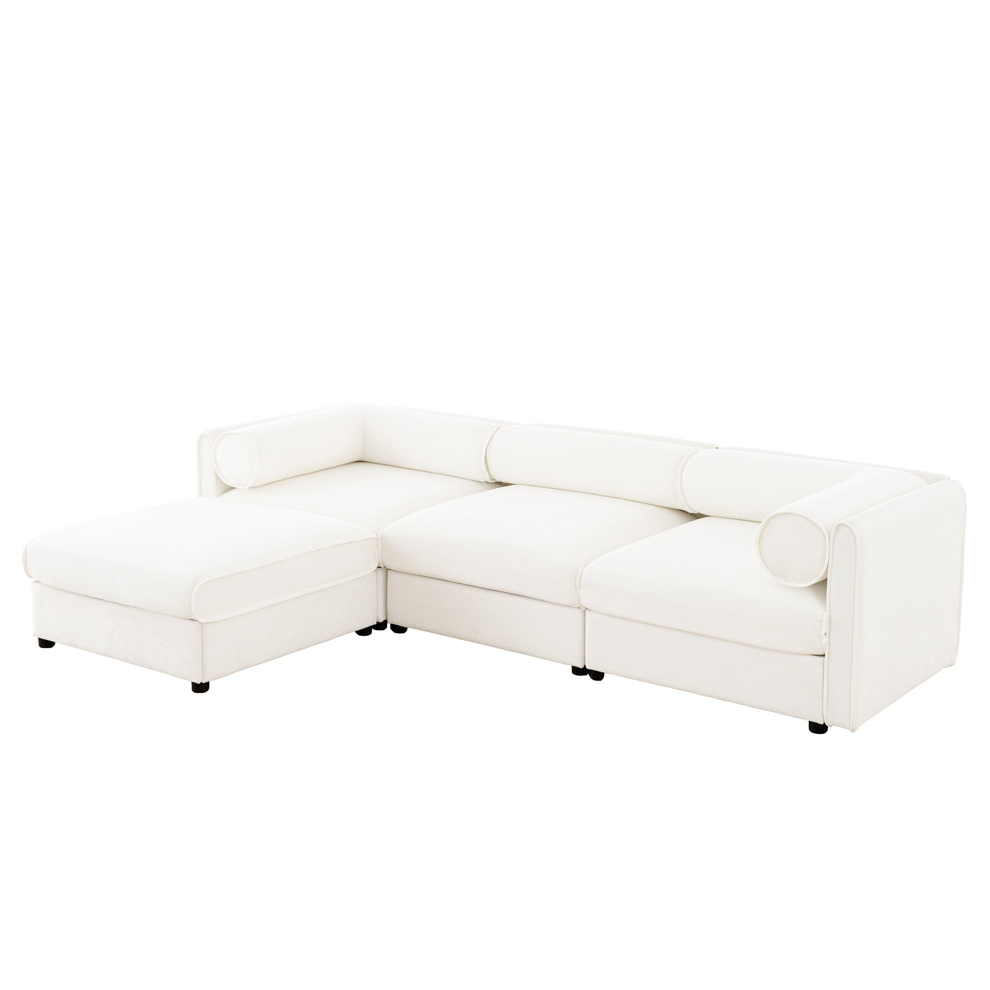 Walker Edison L-Shaped Sofa - Thumbnail 2