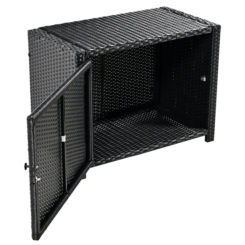 Walker Edison | Outdoor Wicker Spa Surround Frame