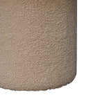 Walker Edison | Cream Boucle Mushroom Footstool Thumbnail