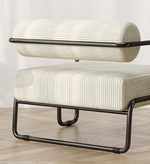 Walker Edison | Contemporary Modern Iron Accent Chair Thumbnail