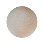 Walker Edison | Cream Boucle Rounded Footstool Thumbnail