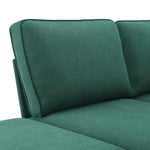 Walker Edison | Terrycloth Modern Sectional Sofa Thumbnail