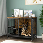 Walker Edison | Modern Kennel Dog Crate Table Thumbnail