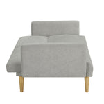 Walker Edison | Velvet Loveseat Futon Sofa Bed Thumbnail