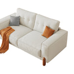 Walker Edison | Modern Teddy Tufted Loveseat Couch Thumbnail