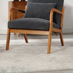 Walker Edison | Modern Accent Chair with One Pillow Thumbnail