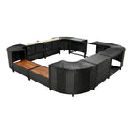 Walker Edison | Outdoor Wicker Spa Surround Frame Thumbnail